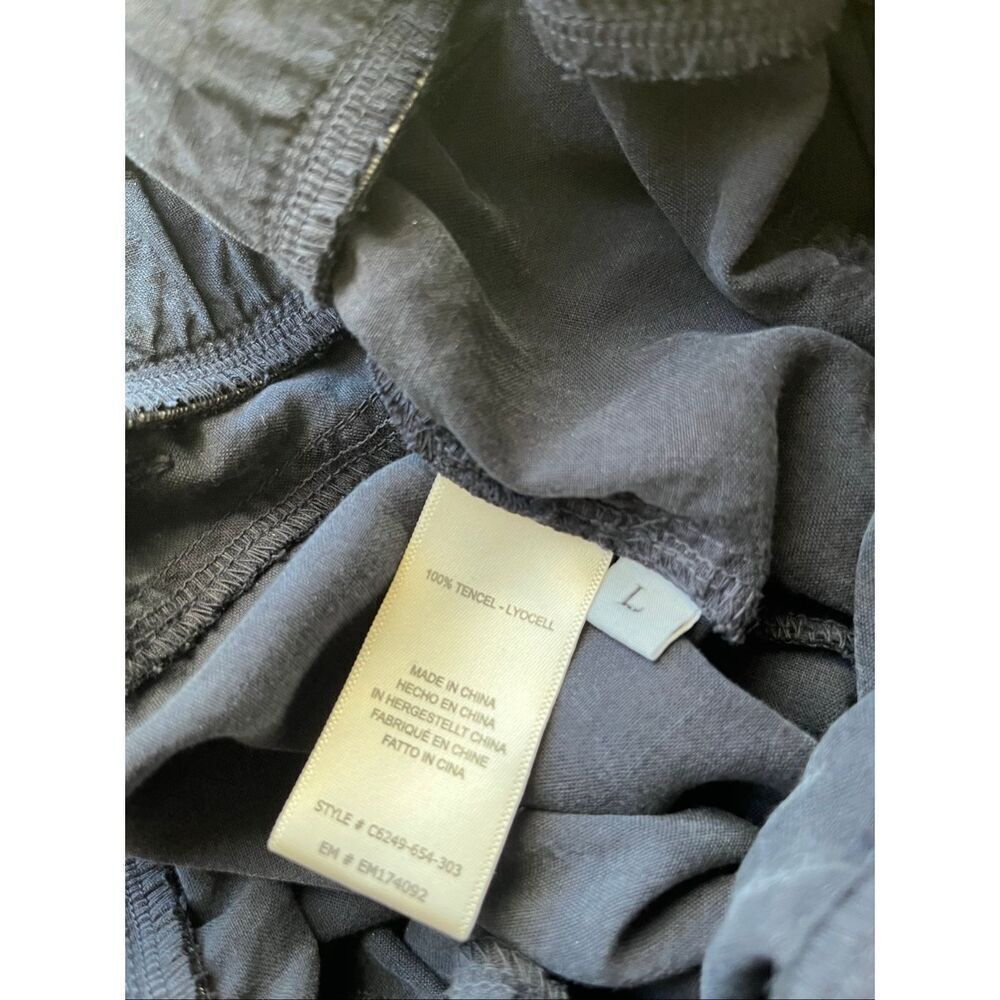 Sundance Cloth & Stone Navy Tencel Jumpsuit - L - Picture 4 of 7